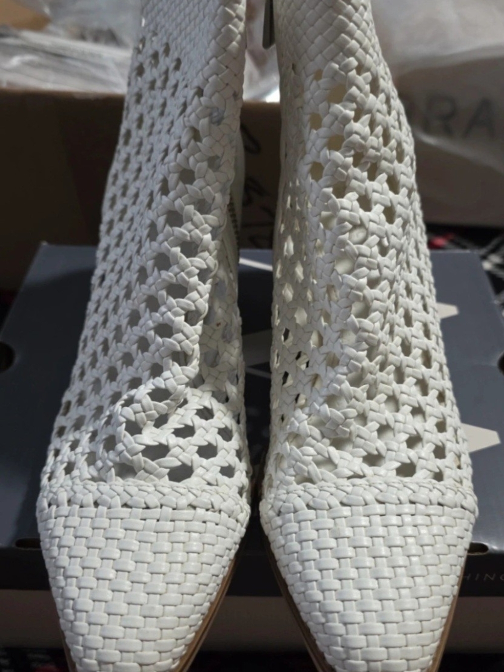 Michael Kors Augustine Woven Ankle Booties